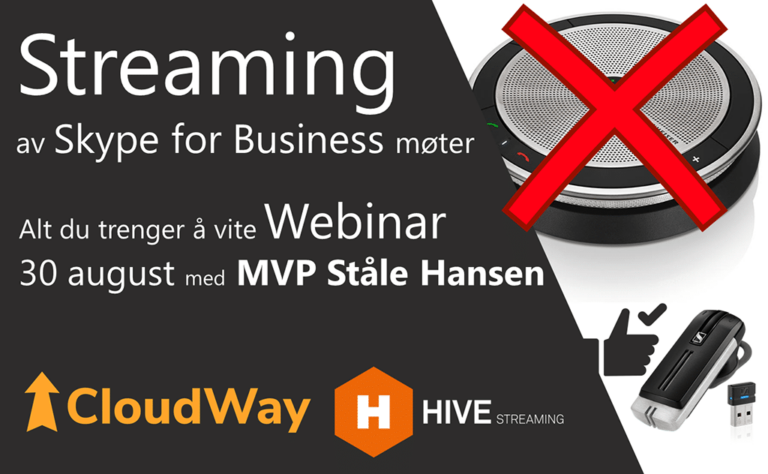 Streaming of Skype for business