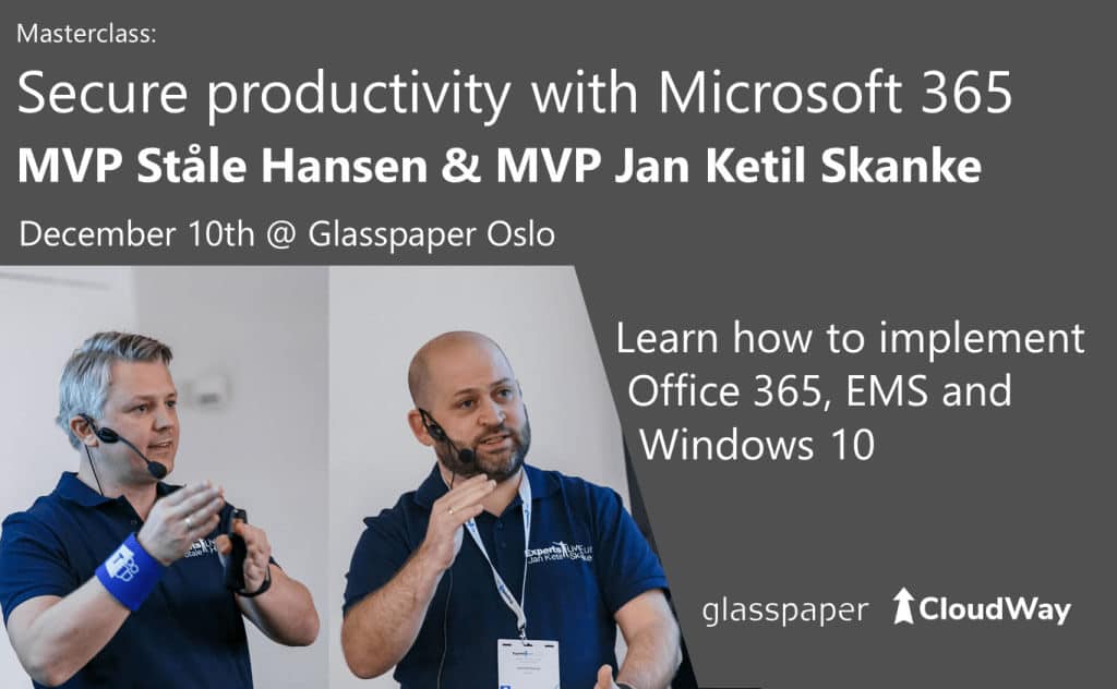MasterClass: Secure productivity with Microsoft 365
