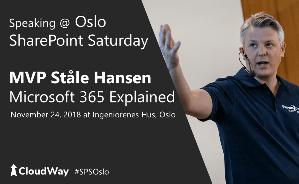 Oslo SharePoint Saturday speaker