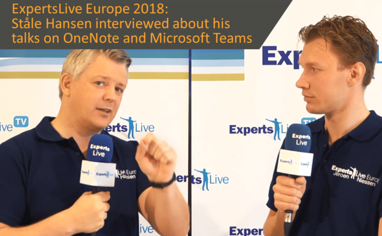 MVP Ståle Hansen interviewed about his talk