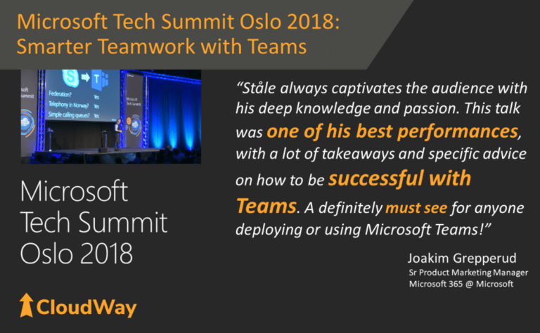 Microsoft Tech Summit Oslo