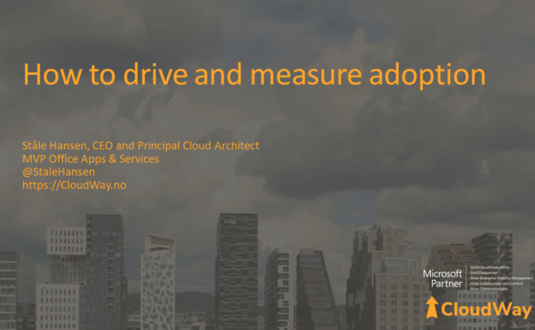 How to drive and measure adoption