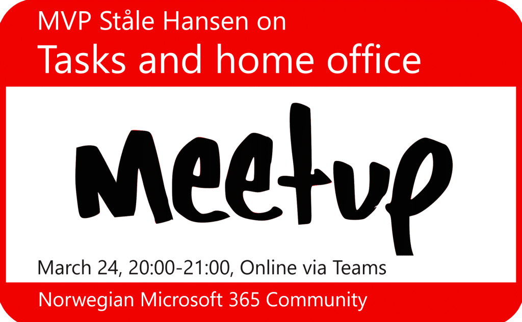 Tasks and home office