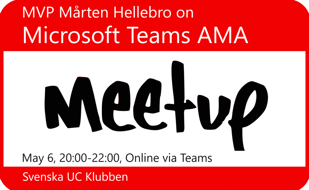 Microsoft Teams AMA Meetup