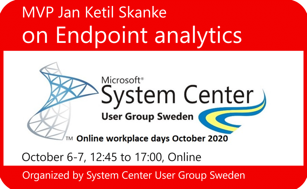 MVP Jan Ketil Skanke on Endpoint Analytics