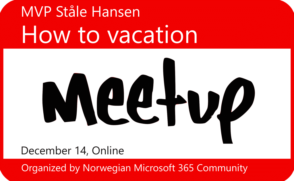 how to vacation Teamdagen