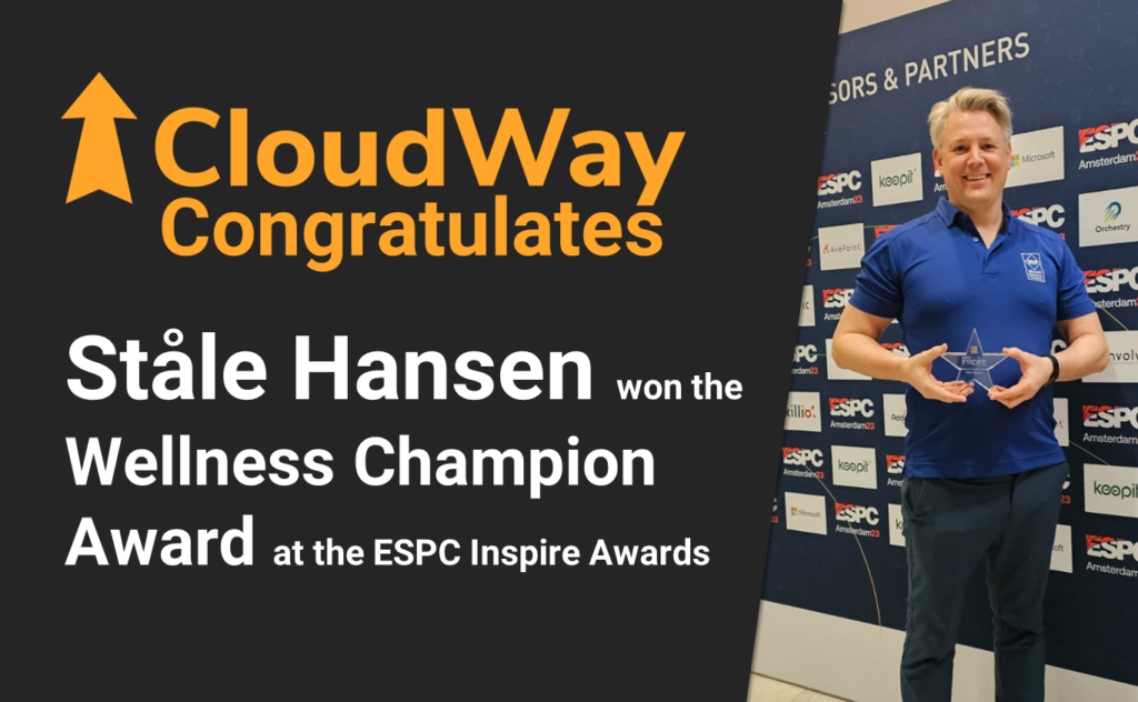 Stale Hansen won the wellness champion award