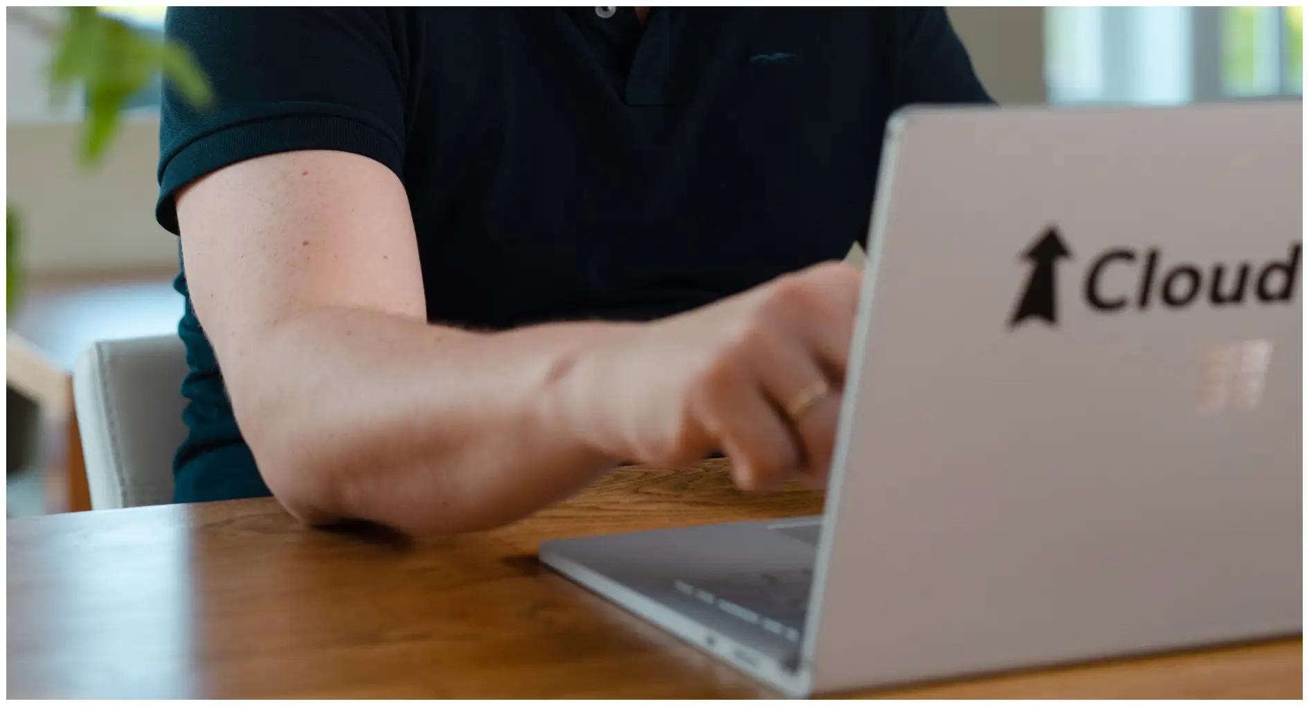 Person with Laptop